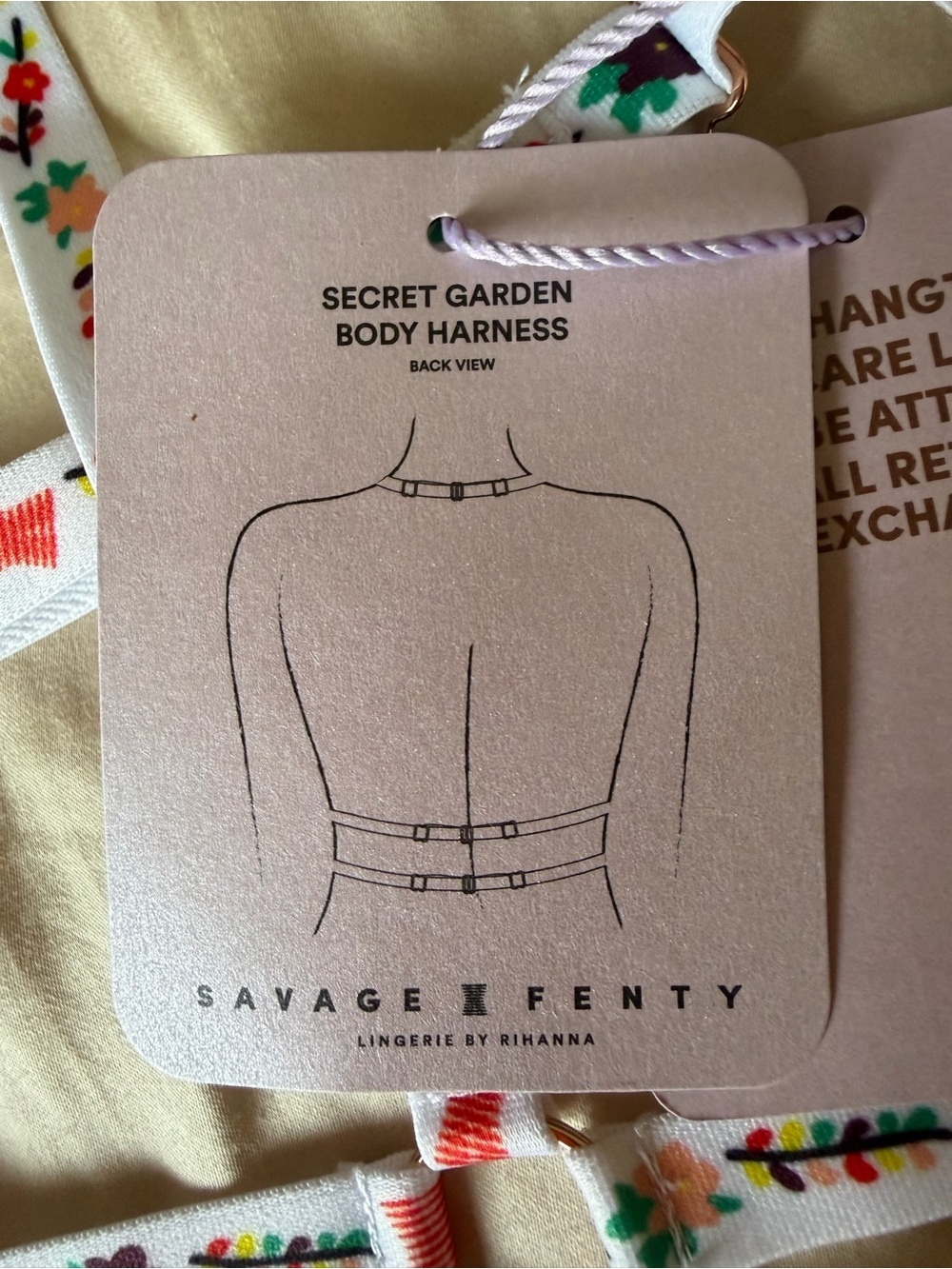 Savage X Fenty Secret Garden Body Harness - Picture 3 of 4